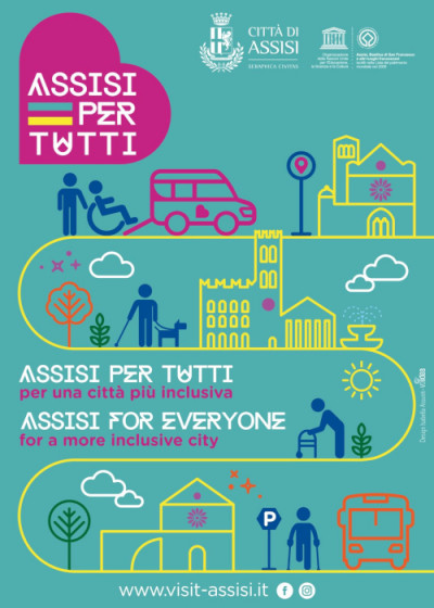 Locandina assisi per tutti per una città più inclusiva